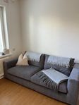 Soffa 3-sits grå 