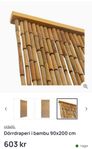 2 Draperier i bambu