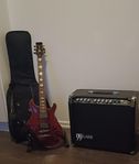 Charvel Elgitarr  med förstärkare
