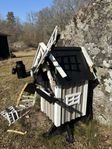 väderkvarn med renoveringsbehov 