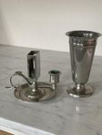 Art deco Tenn föremål från början 1900-talet