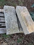 granittrappsteg av olika sorter 