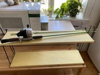 Vintage Juniorkastspö med rulle Abumatic 220 i original
