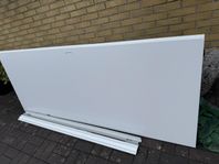 Lumi skjutdörrar skjut dörrparti 90x225 cm vitt 