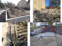 Marksten, stödmur och putsning
