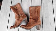 Bruna Boots Mocka Stövlar fr. Dasia, Storlek 40