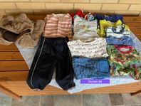 Klädpaket med barnkläder storlek 86