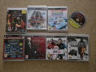 ps 3 spel 8 st enligt bild
