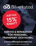AD BILVERKSTAD KAMPANJ OLJASERVIC End 1295kr  MATRIAL INGÅR