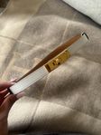 Hermes Kelly belt vitt