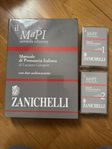 Manuale di pronuncia Italiana Zanichelli med två ksssettban