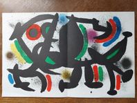 Joan MIRO Originallitografi "Komposition VIII", 1972
