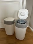 två st tommee tippee blöjhink 