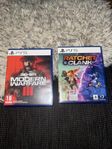 ps5 spel - COD MW3, Ratchet och Clank