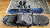 Sims snowboard 152cm, Burton kängor 42,5