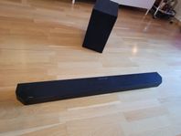 två stycken samsung soundbar