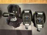 Babyskydd MAXI-COSI, med två basenheter