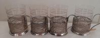 4 ryska teglas i filigramteknik