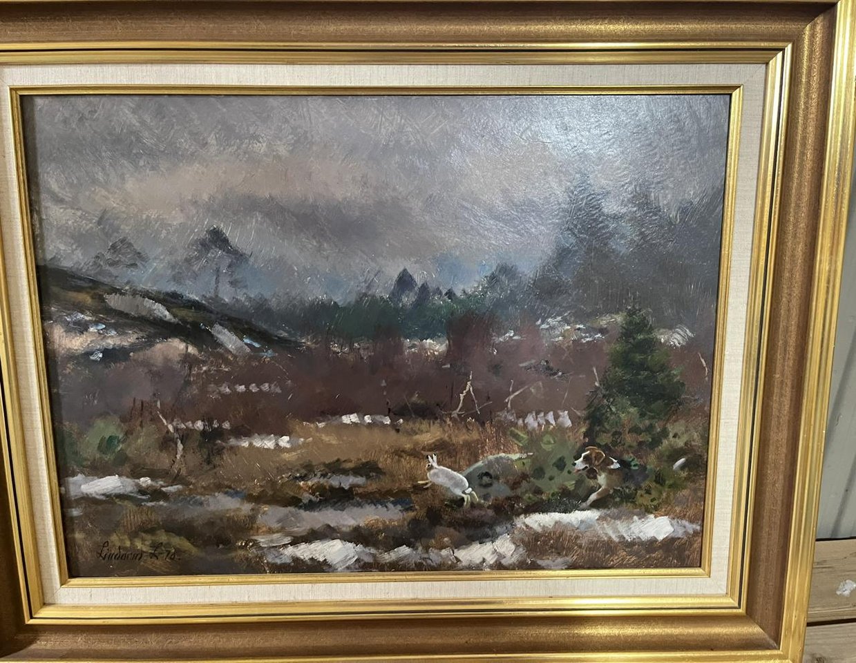 oljemålningar Lindorm Liljefors