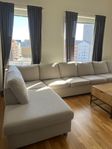 Beige soffa