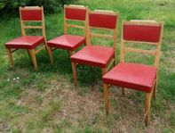 4 stycken retrostolar