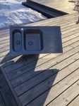 Diskho dubbel med avrinningsyta