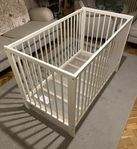 Gulliver Spjälsäng från IKEA - Vit Spjälsäng 120 cm x 6