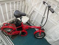 ihopfällbar elcykel campingscykel
