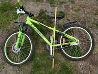Crescent barncykel 24", fjädring och växlar 7stk