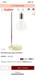 bordslampa guld 