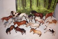 Schleich hästar i hjord om 15st, mm