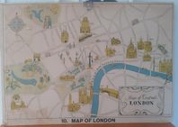 Londonkarta skolplansch