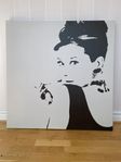 Tavla med Audrey Hepburn