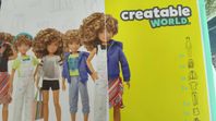 Creatable world docka lockigt hår