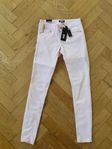 Rosa skinny ankle längd strl xs. 199kr nya. 
