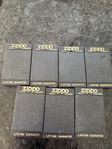 7 Zippo-tändare – Oanvända – Köpta på Hawaii 1992