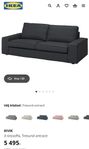 IKEA KIVIK 3-sits soffa