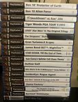 18 spel till Playstation 2 till salu - priser i beskrivning