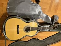 En unik handgjord gitarr med Martin 0012-28 som förebild