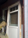 Altandörr Tanum aluminium/trä med karm