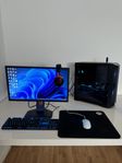 Gaming PC RX 7900 XT, Ryzen 7, 240Hz skärm, komplett Setup