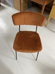 4 stycken Fifties stolar i sammetstyg 