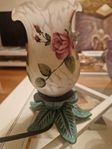 Lampa med blommotiv