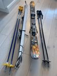 K2 skidor twintips & stavar
