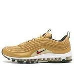 NIKE AIR MAX 97 1997 SKOR AIRMAX AM SNEAKERS GULD VIT RÖD 