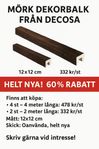Mörk dekorbalk från Decosa – Helt nya! 60% rabatt