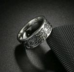 Ring vintage. Rostfritt stål.