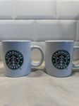 2 st muggar från Starbucks