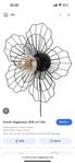 hyllor, spegel, bordslampa, 