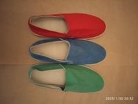 Espadrillos tre par Röd, Blå & Grön färger her skor, 45